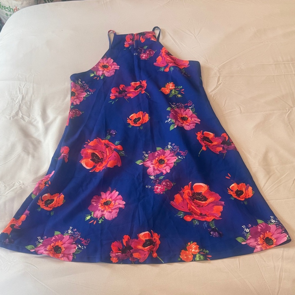 Floral Blue Dress